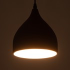 Светильник "Капля" Е27 40Вт черный 17х17х100 см - Фото 4