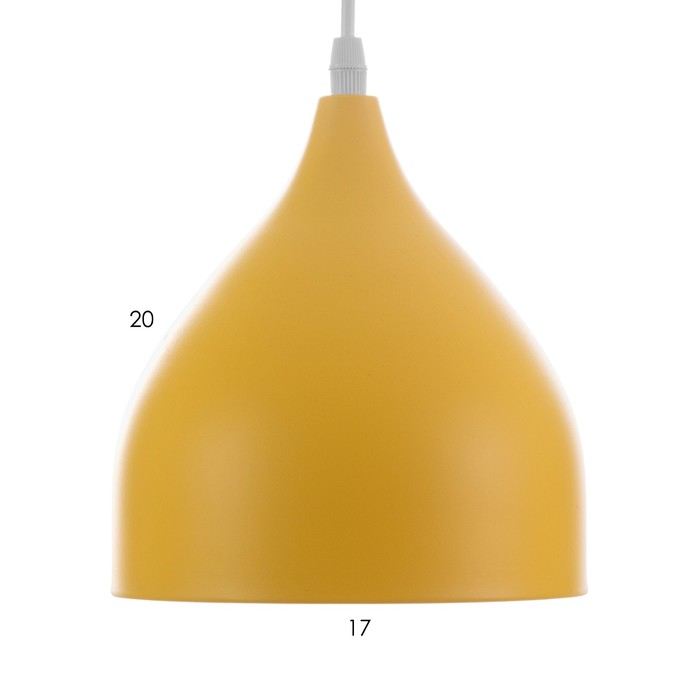 Светильник "Капля" Е27 40Вт желтый 17х17х100 см