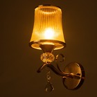 Бра «Вилма» Е27 40 Вт золото - фото 5036467