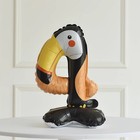 Воздушный шар фольгированный 24" «Цифра 4. Тукан», на подставке - Фото 2