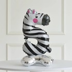 Воздушный шар фольгированный 24" «Цифра 5. Зебра», на подставке - Фото 2