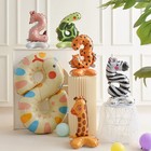 Воздушный шар фольгированный 24" «Цифра 6», на подставке - Фото 3