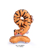 Воздушный шар фольгированный 24" «Цифра 9. Тигр», под воздух - Фото 2