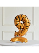 Воздушный шар фольгированный 24" «Цифра 9. Тигр», под воздух - Фото 3