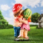 Садовая фигура "Мальчик с девочкой" средняя 21х23х48см МИКС - Фото 3