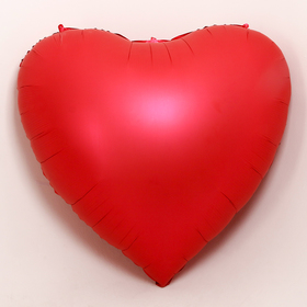 Шар фольгированный 68" Сердце красное