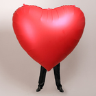 Воздушный шар фольгированный 68" «Сердце красное» - Фото 2