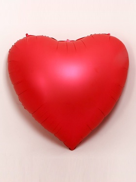 Воздушный шар фольгированный 68" «Сердце красное»