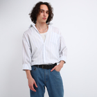 Ремень мужской "Великан", ширина 4 см, винт, пряжка металл, цвет чёрный - фото 23751386