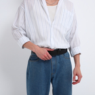 Ремень мужской, ширина 3,5 см, автомат, цвет чёрный - фото 23751400