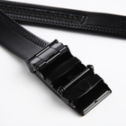 Ремень мужской, ширина 3,5 см, автомат, цвет чёрный - фото 23729896