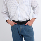 Ремень мужской, ширина 3,5 см, автомат, цвет чёрный - фото 23751404