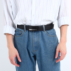 Ремень мужской "Великан", ширина 3,5 см, автомат, цвет чёрный - фото 23751419