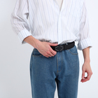 Ремень мужской "Великан", ширина 3,5 см, автомат, цвет чёрный - фото 23751420