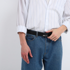 Ремень мужской "Великан", ширина 3,5 см, автомат, цвет чёрный - фото 23751422