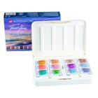 Акварель художественная в кюветах, 12 цветов х 2.5 мл, ЗХК "Белые ночи", "Грануляция и Натуральные земли", 19422244 - фото 23714822