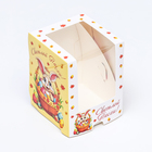 Пасхальная коробочка с окном "Пасхальный кролик" 12,5 х 9,5 х 9,5 см - Фото 4