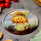 Набор тарелок декоративных "Солнечный ангел", 3 шт, 20 х 0,4 х 0,32 см, металл - фото 321120130