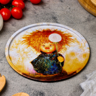 Набор тарелок декоративных "Солнечный ангел", 3 шт, 20 х 0,4 х 0,32 см, металл - Фото 5