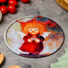 Набор тарелок декоративных "Солнечный ангел", 3 шт, 20 х 0,4 х 0,32 см, металл - Фото 1