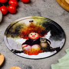 Набор тарелок декоративных "Ангел семейного счастья", 3 шт, 20 х 0,4 х 0,32 см, металл - фото 321120145