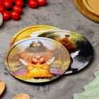 Набор тарелок декоративных "Ангел семейного счастья", 3 шт, 20 х 0,4 х 0,32 см, металл - Фото 4