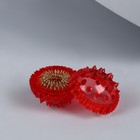 Массажёр «Су-джок», d = 3,5 см, с 2 кольцами, цвет красный - Фото 9