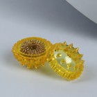 Массажёр «Су-джок», d = 3,5 см, с 2 кольцами, цвет жёлтый - Фото 9