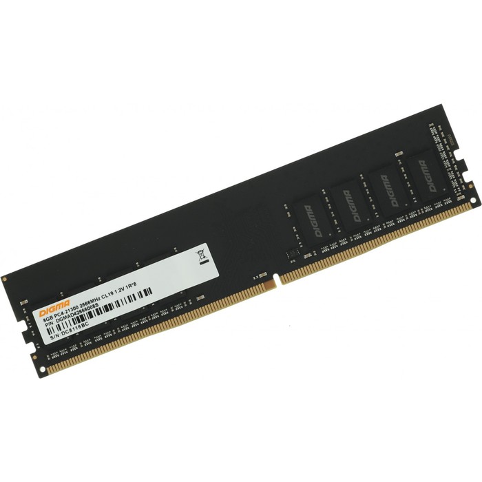 Модуль памяти DDR4 8Gb 2666MHz DGMAD42666008S RTL PC4-21300 CL19 DIMM 288-pin 1.2В single rank - фото 51638402