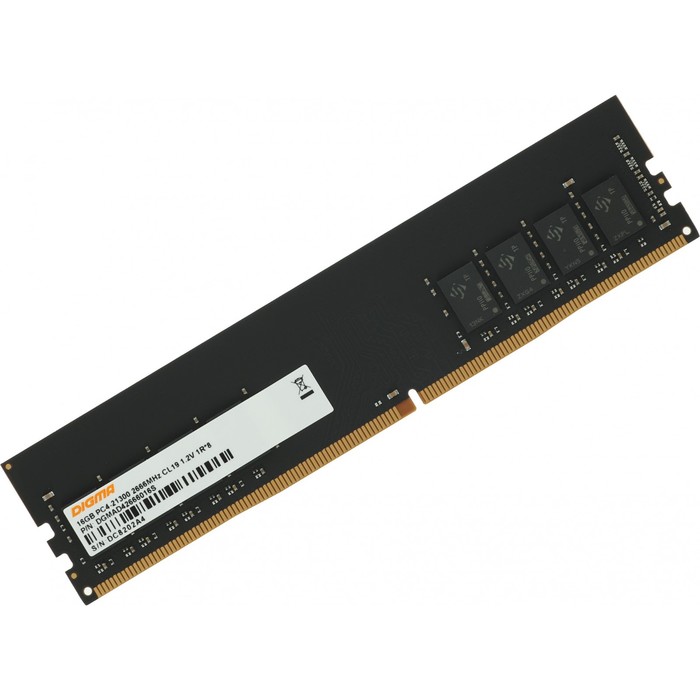 Модуль памяти DDR4 16Gb 3200MHz DGMAD43200016S RTL PC4-25600 CL22 DIMM 288-pin 1.2В single rank - фото 51623371