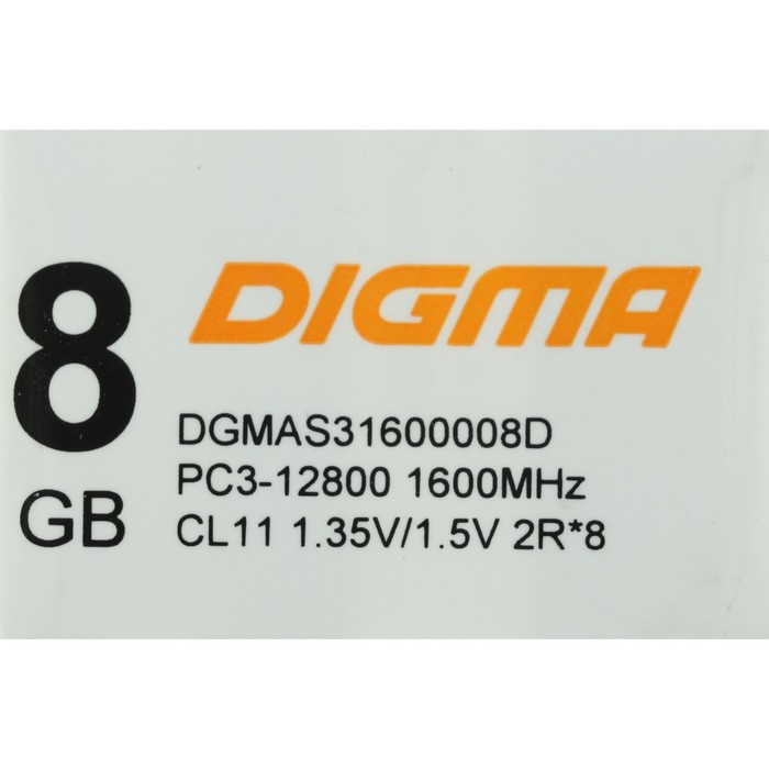 Модуль памяти DDR3 8Gb 1600MHz DGMAS31600008D RTL PC3-12800 CL11 SO-DIMM 204-pin 1.5В dual rank - фото 51623385