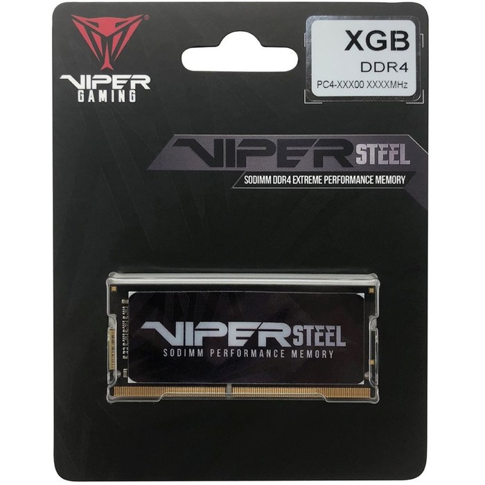 Модуль памяти DDR4 32Gb 2666MHz PVS432G266C8S Viper Steel RTL PC4-21300 CL18 SO-DIMM 260-pin 1.2В - фото 51623390