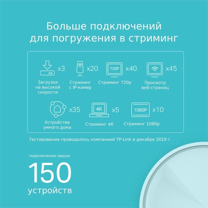 Бесшовный Mesh роутер TP-Link Deco X20 (DECO X20) AX1800, 1000 Мбит/с, 2 шт, белый - фото 51623526