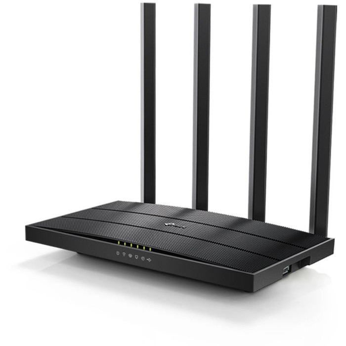 Роутер беспроводной TP-Link Archer C6U AC1200, 1000 Мбит/с, 4 порта, 4G ready, чёрный - фото 51625308