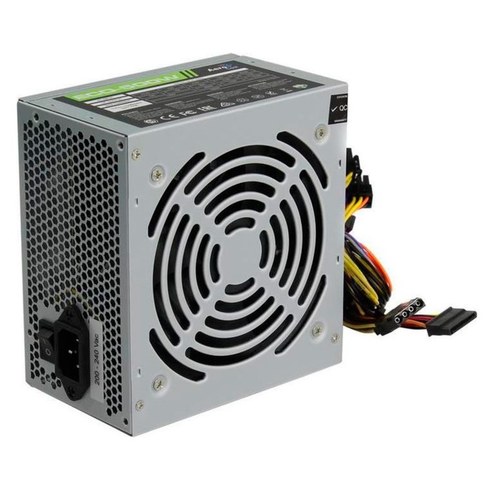 Блок питания Aerocool ATX 500W ECO-500, 240 В, 500 Вт - фото 51651886