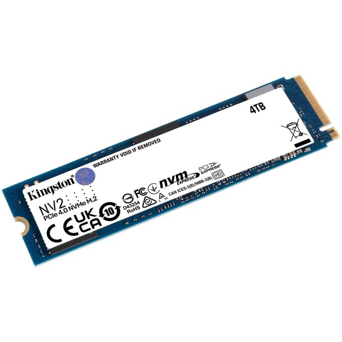 Накопитель SSD Kingston PCIe 4.0 x4 4TB SNV2S/4000G NV2 M.2 2280 - фото 51533471