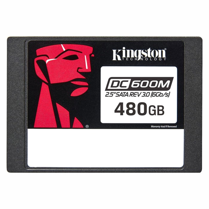 Накопитель SSD Kingston SATA III 480GB SEDC600M/480G DC600M 2.5" 1 DWPD - Фото 1