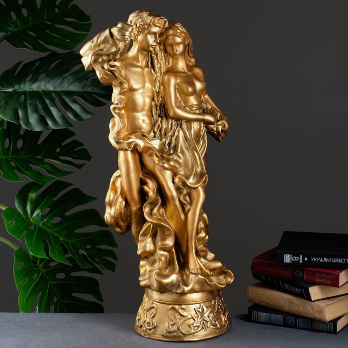 Фигура "Адам и Ева" бронза, 27х42х70см - Фото 1