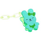 Соска - пустышка силиконовая классическая Крошка Я «Зайка», от 6 мес., с колпачком, держатель, зеленый - Фото 7