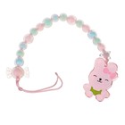 Держатель для соски - пустышки M&B «Зайка», розовый - Фото 6