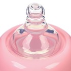 Бутылочка для кормления, ШГ Ø50мм,180 мл, +0мес., цвет розовый - Фото 4