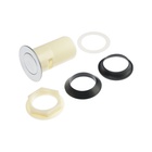 Донный клапан ZEIN BP3, корпус пластик, малая кнопка, нержавеющая сталь, с переливом - Фото 8