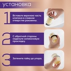 Донный клапан ZEIN BP4, корпус пластик, большая кнопка, нержавеющая сталь, с переливом - Фото 3