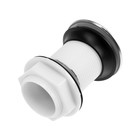 Донный клапан ZEIN B3, корпус пластик, малая кнопка, нержавеющая сталь, без перелива - Фото 3