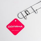 Вешалка настенная Доляна «Лето», 10 крючков, 55×5×3.5 см, хромированная - Фото 5