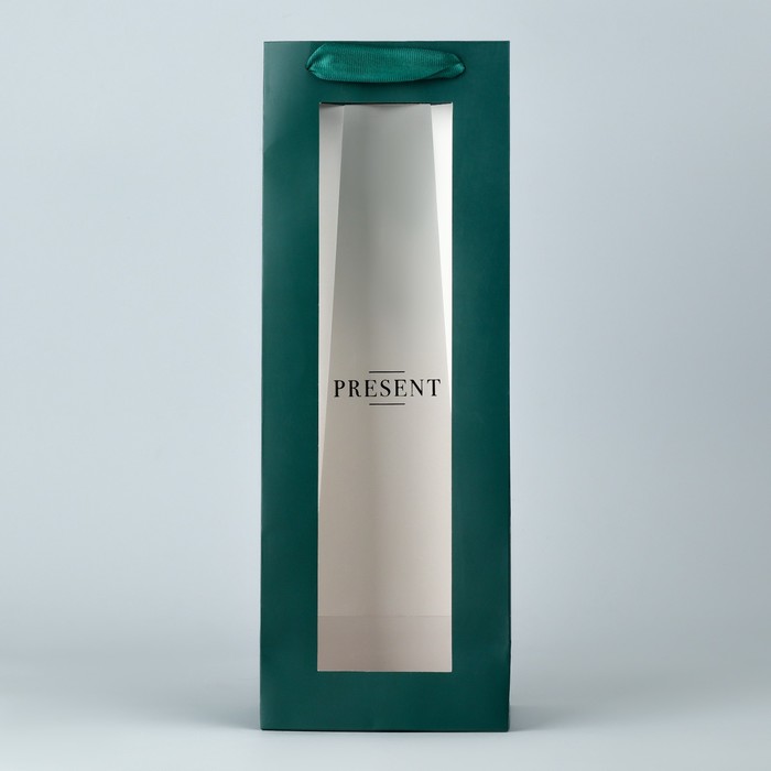 Пакет под бутылку «Present», 36 х 13 х 10 см