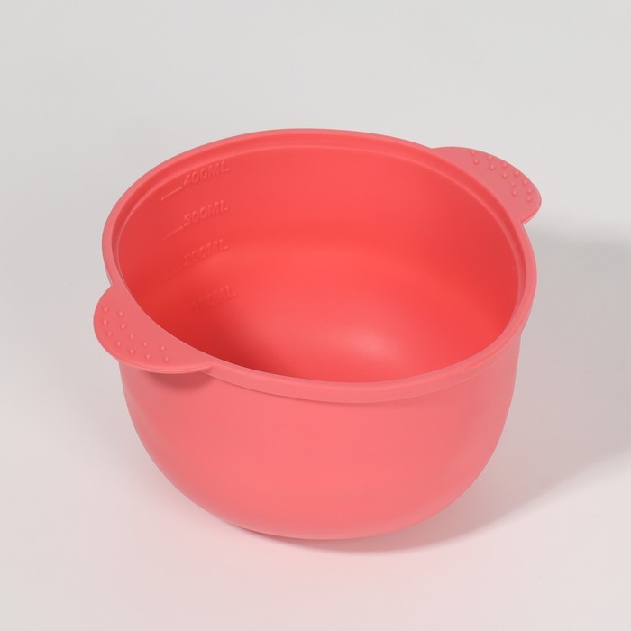 Чаша для воскоплава, d11 × 7 × 14 см, цвет розовый - фото 1927041317