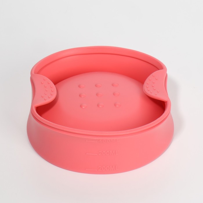 Чаша для воскоплава, d11 × 7 × 14 см, цвет розовый - фото 1887472924