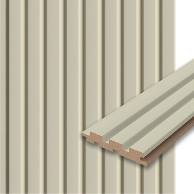 Панель стеновая реечная МДФ Palomino beats 2700×119×16 мм, цвет бежевый