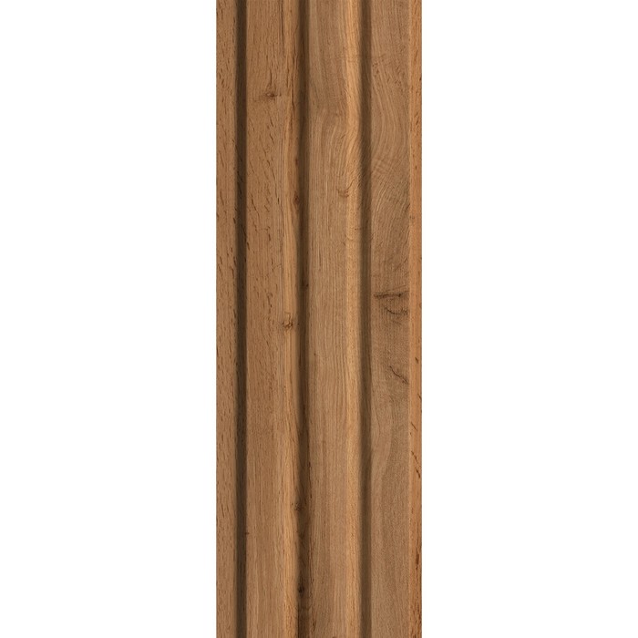 Панель Стеновая Реечная МДФ Пекан beats 2700x119x16 - Фото 1